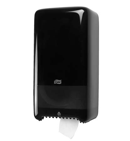T6 Диспенсер для туалетной бумаги в компактных рулонах 90 м-135 м черный Торк 557508