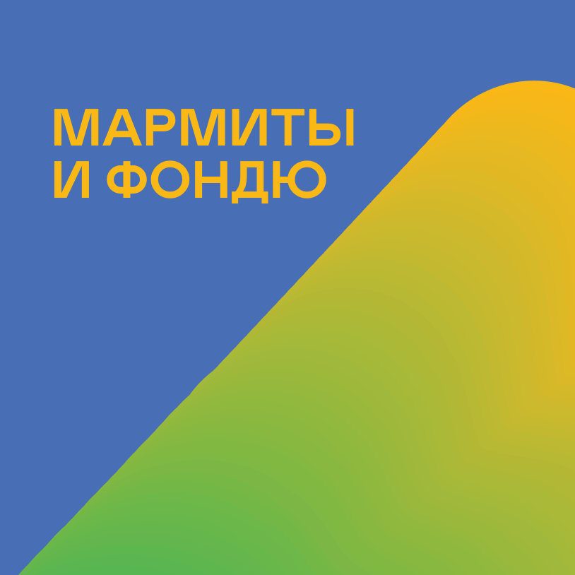 Мармиты и фондю