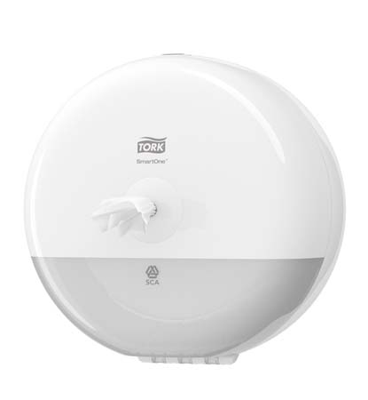 T9 Диспенсер для туалетной бумаги в мини-рулонах белый Торк SmartOne 681000