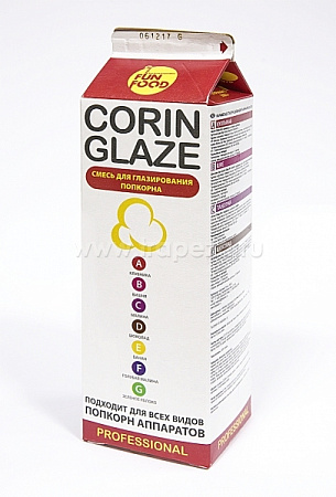 Вкусовая добавка для поп-корна Fun Food Corp Corin Glaze банан 0,8кг Россия