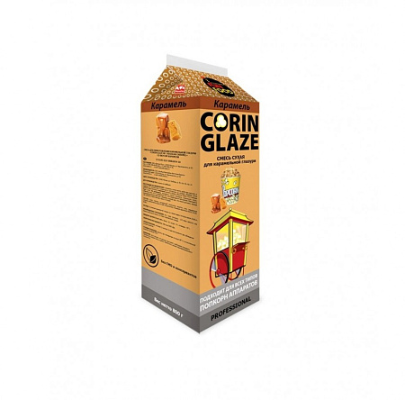 Вкусовая добавка для поп-корна FunFoodCorp Corin Glaze карамель 0,8 кг Россия