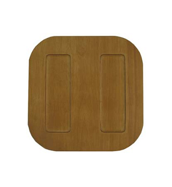 Тарелка квадратная 30см дерево светло-коричневое Steelite Англия 3011824