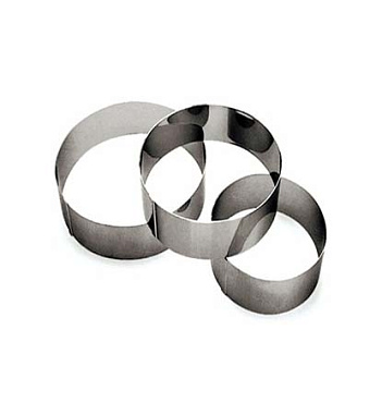 Кольцо кондитерское 7см, H 9см нержавеющая сталь Paderno Италия 4141311