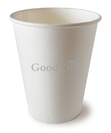 Стакан одноразовый бумажный для горячих напитков белый 100мл 50шт Good cup Россия