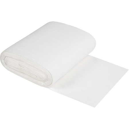 Вафельное полотно отбеленное 40см*50м белый 61998