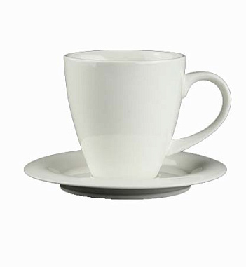 Чайная пара с полями 320мл, 15см 