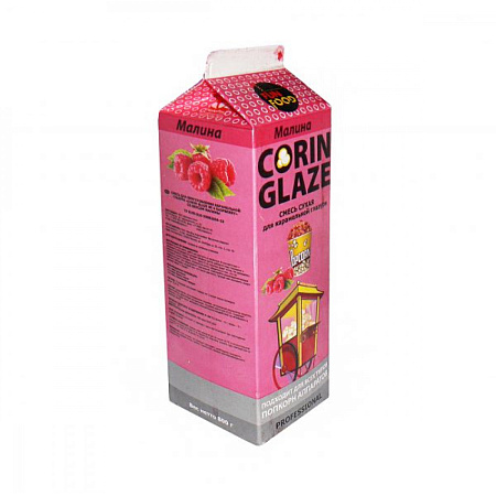 Вкусовая добавка для поп-корна FunFoodCorp Corin Glaze малина 0,8 кг Россия