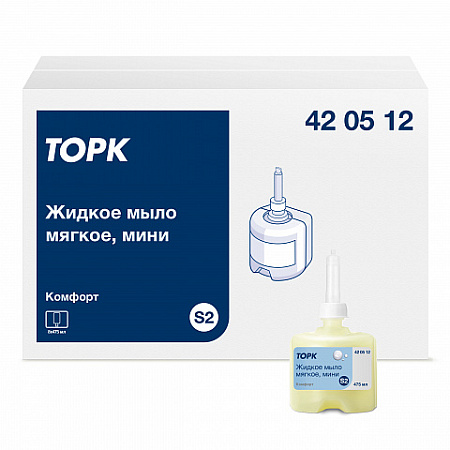 S2 Мыло жидкое 0,475л Комфорт (однораз. клапан) Торк 420512