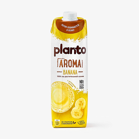 Напиток соево-банановый обогащенный кальцием "Banana" Planto 1л