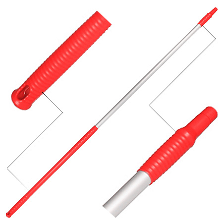 Эргономичная рукоятка Schavon красная 1700 мм 81144