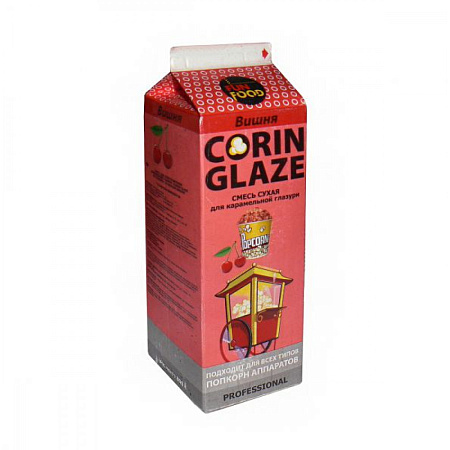 Вкусовая добавка для поп-корна FunFoodCorp Corin Glaze вишня 0,8кг Россия