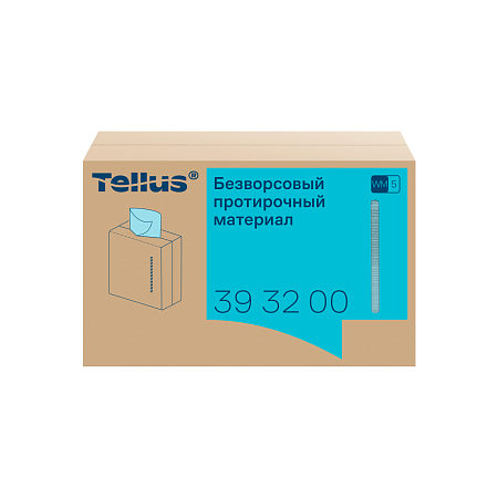 WM5 Tellus Безворсовый протирочный материал 1-слойный (22,5х41) белый 393200