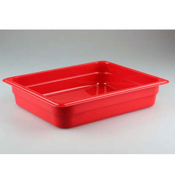 Гастроемкость 1/2 65мм красная Restola 422107404