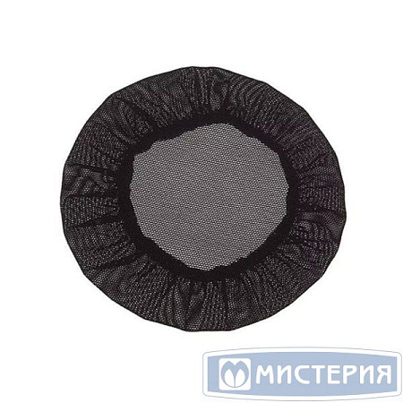 Сеточка для волос черная нейлон 100шт