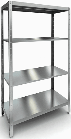 Стеллаж кухонный НСК-6/4 Ц 600х400х1800мм Hicold