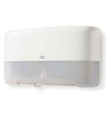 T2 Диспенсер для т/б двойной в мини рулонах белый 555500